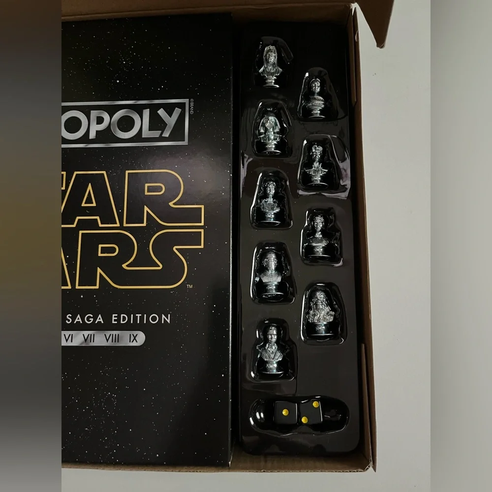 New Monopoly Star Wars Complete Saga Edition Board Game Star Wars Trilogies
